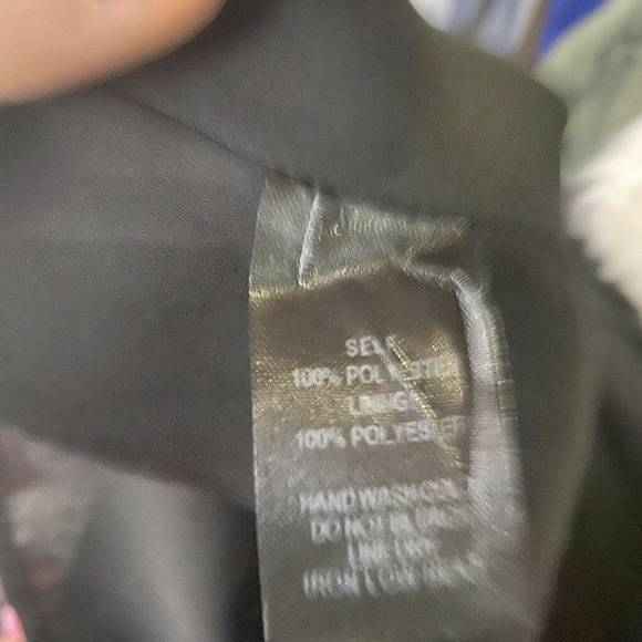 Lulus Black Floral Print High Low Wrap Maxi Dress Size XS Ruffle Sleevel… - Picture 8 of 8